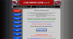 Desktop Screenshot of carshowlink.com